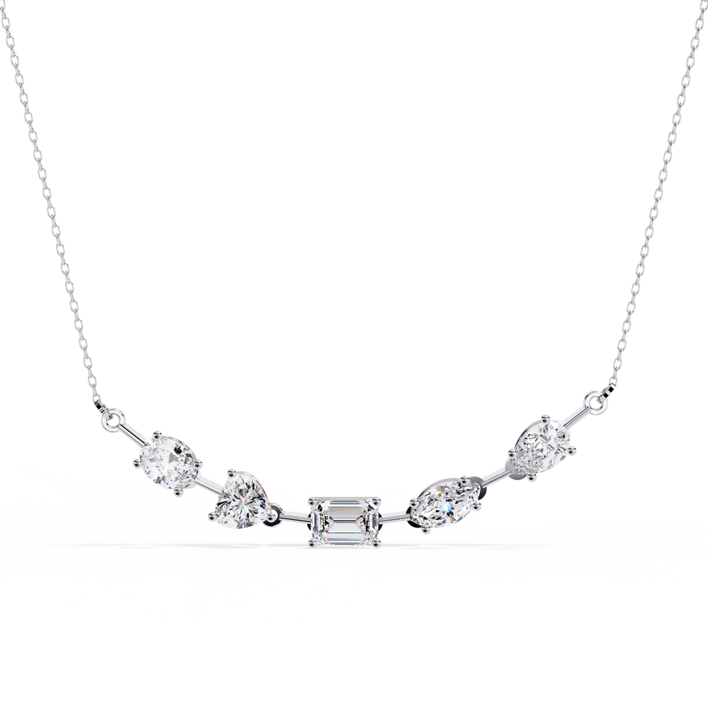 Diamond Station Necklace