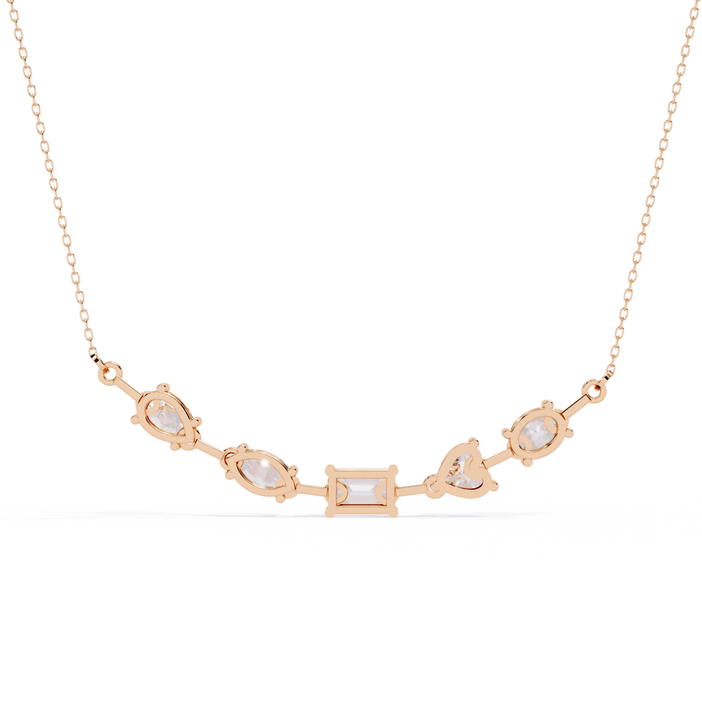 Diamond Station Necklace