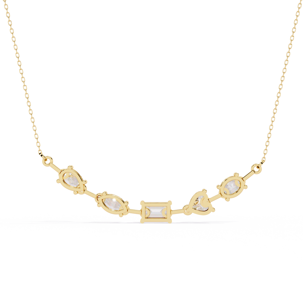Diamond Station Necklace