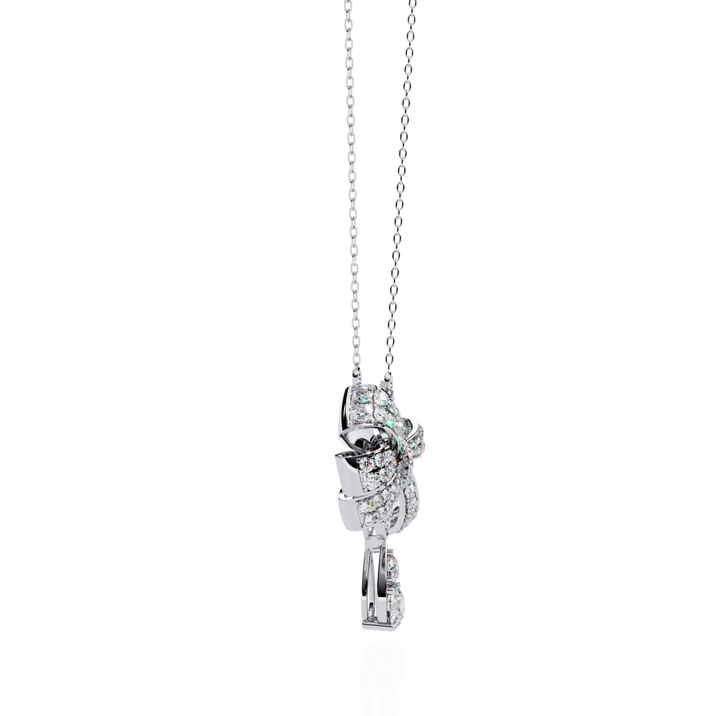 Bow Drop Necklace