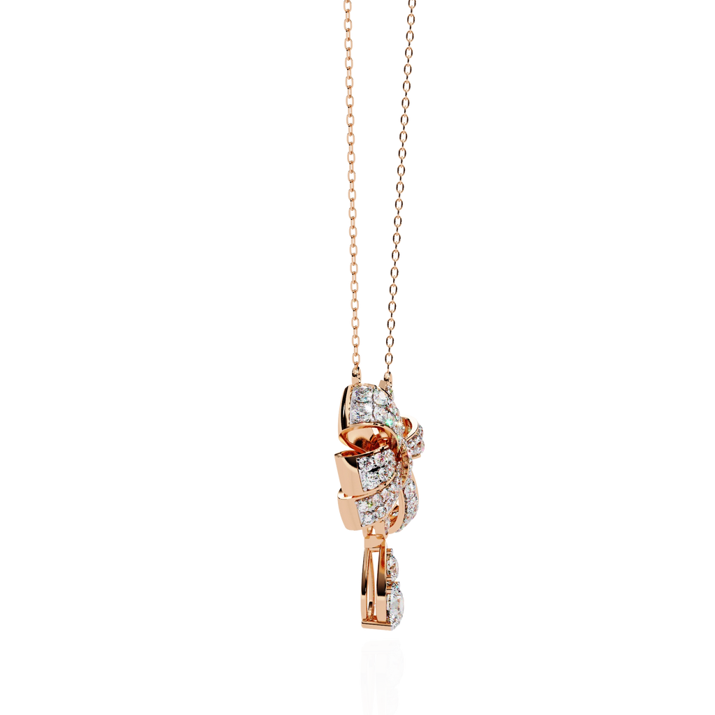 Bow Drop Necklace