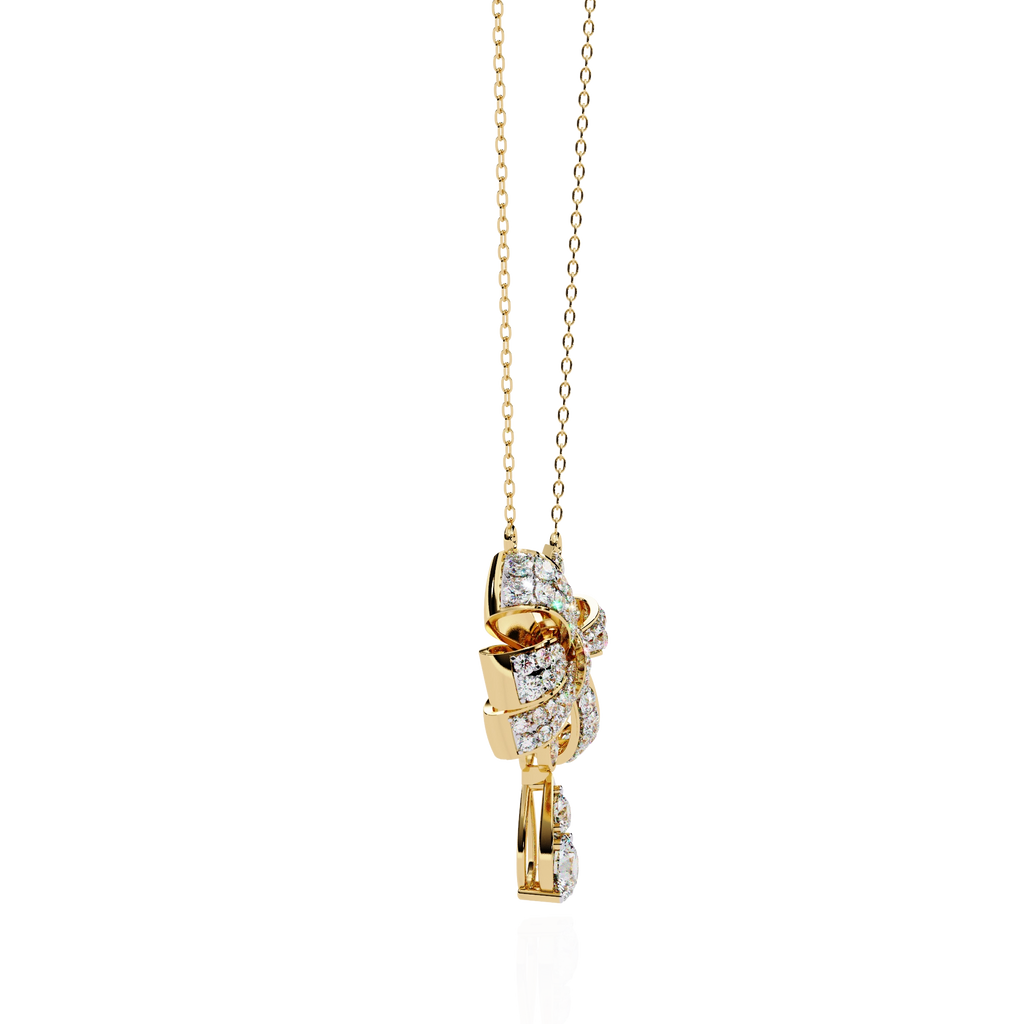 Bow Drop Necklace
