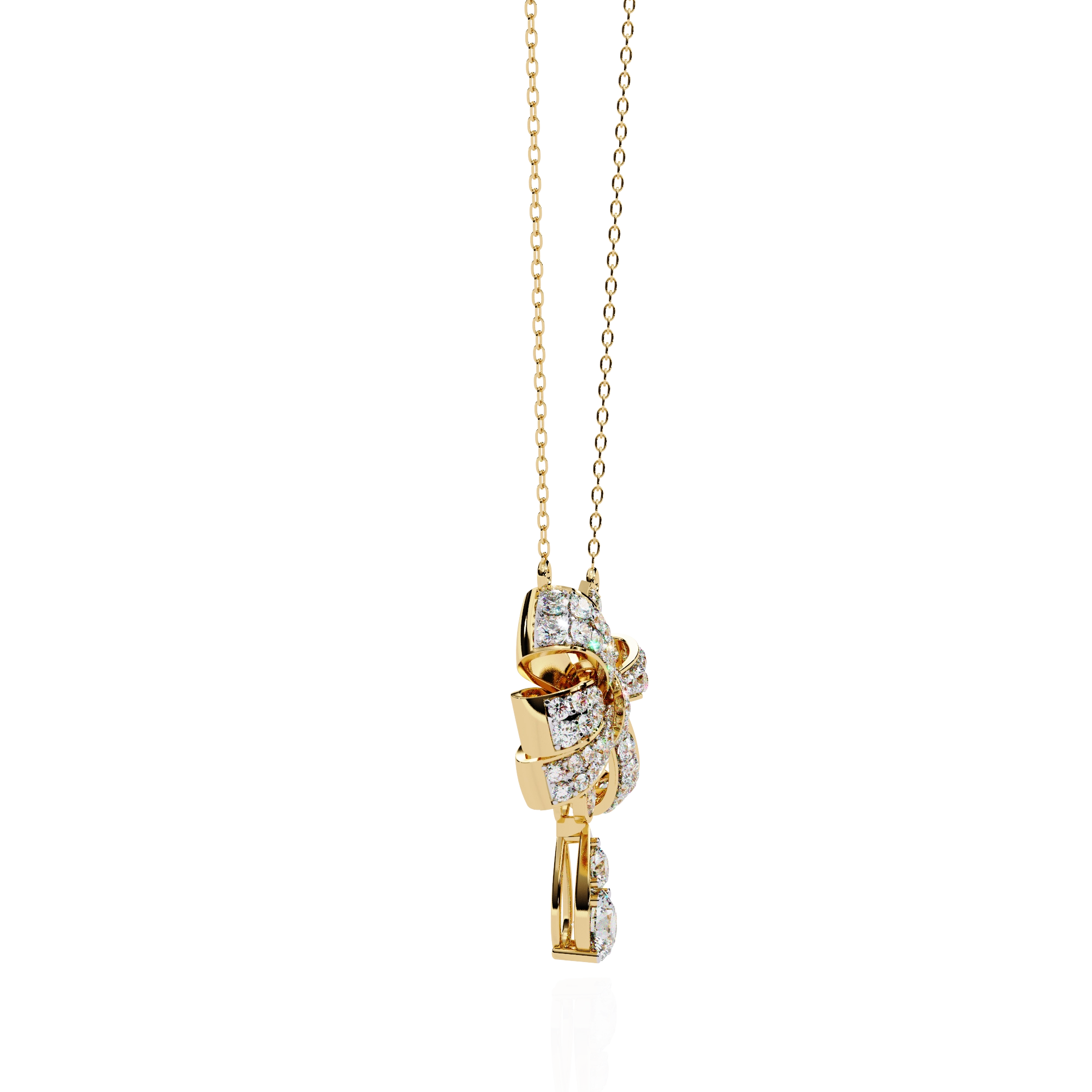 Bow Drop Necklace