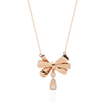 Bow Drop Necklace