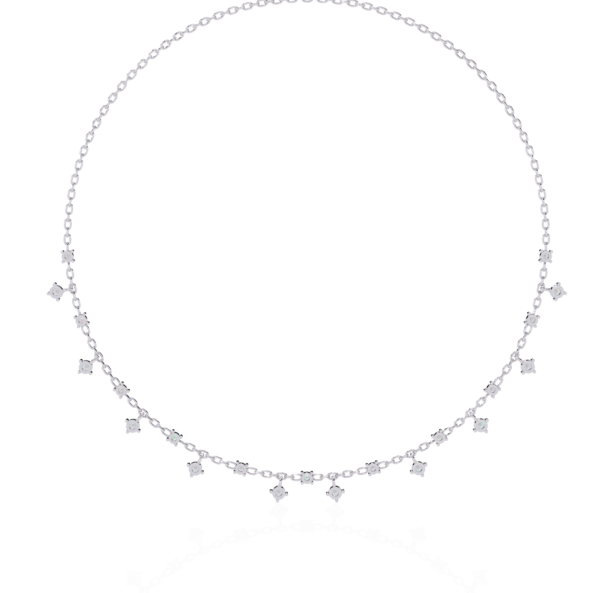 Charm Diamond Necklace