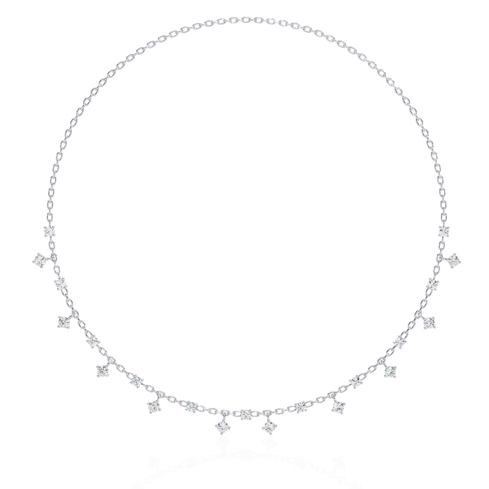 Charm Diamond Necklace