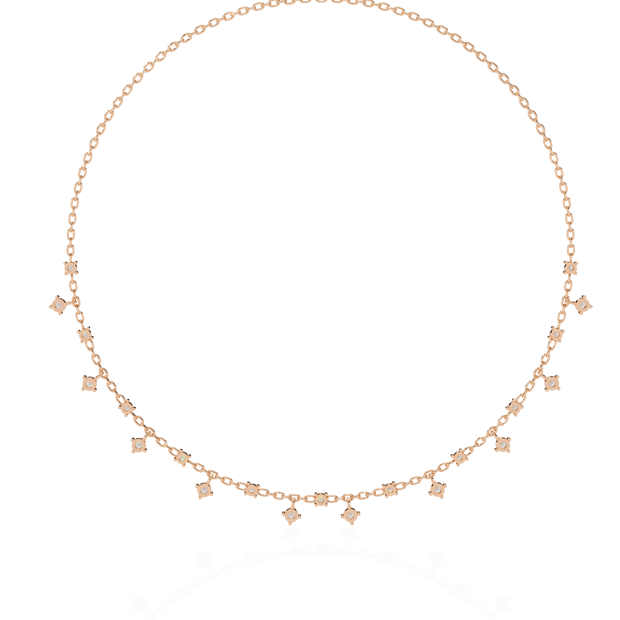 Charm Diamond Necklace