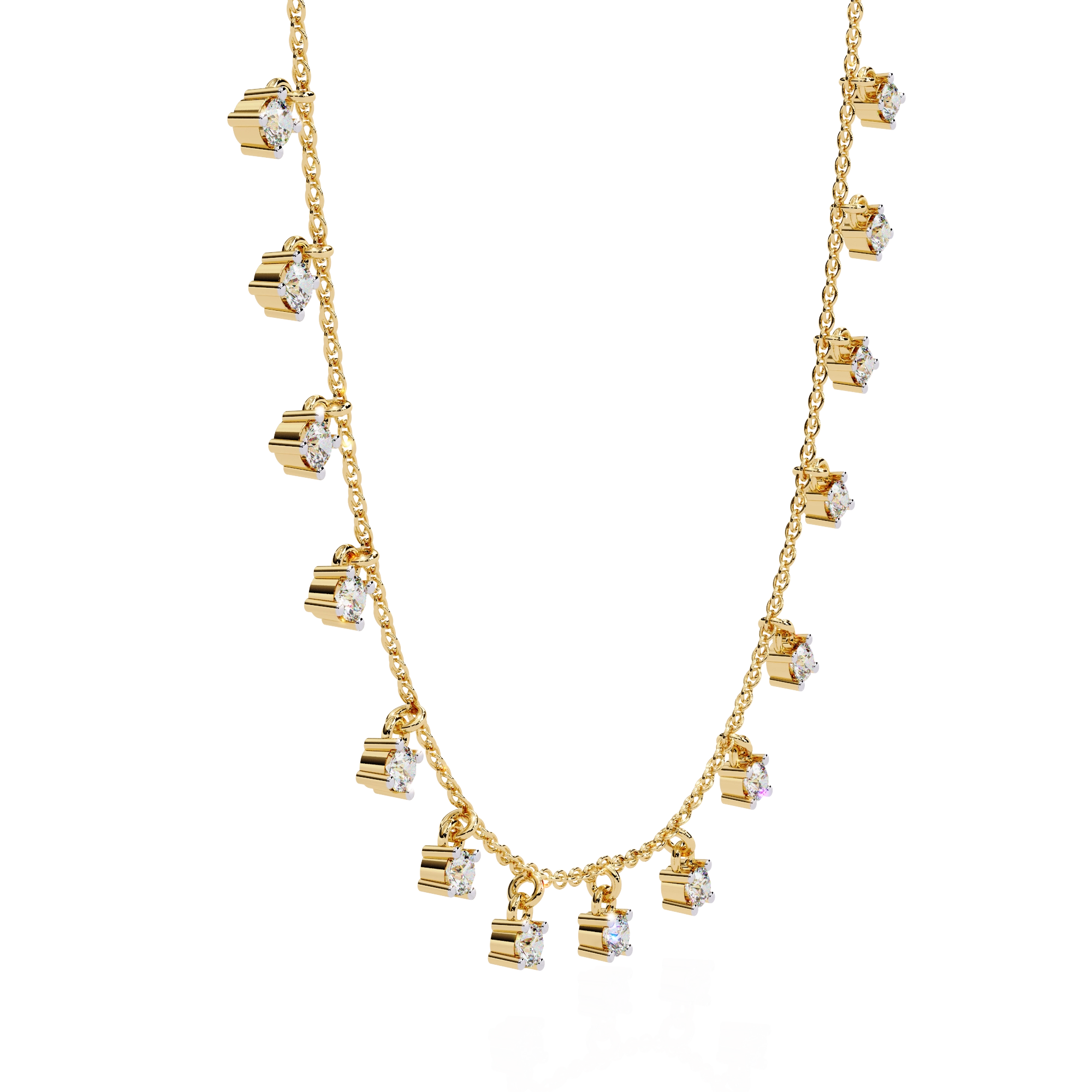 Diamond Charm Necklace