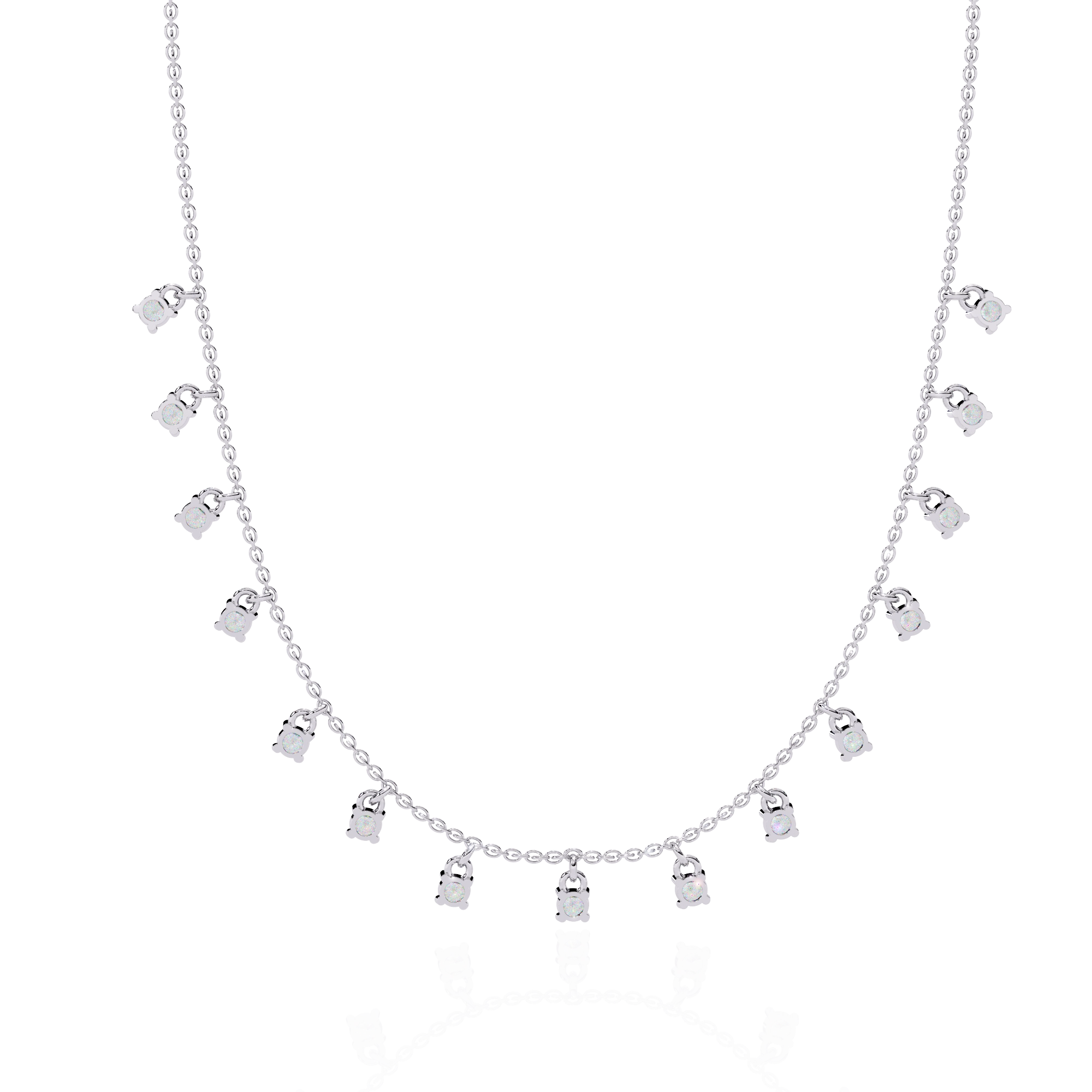 Diamond Charm Necklace