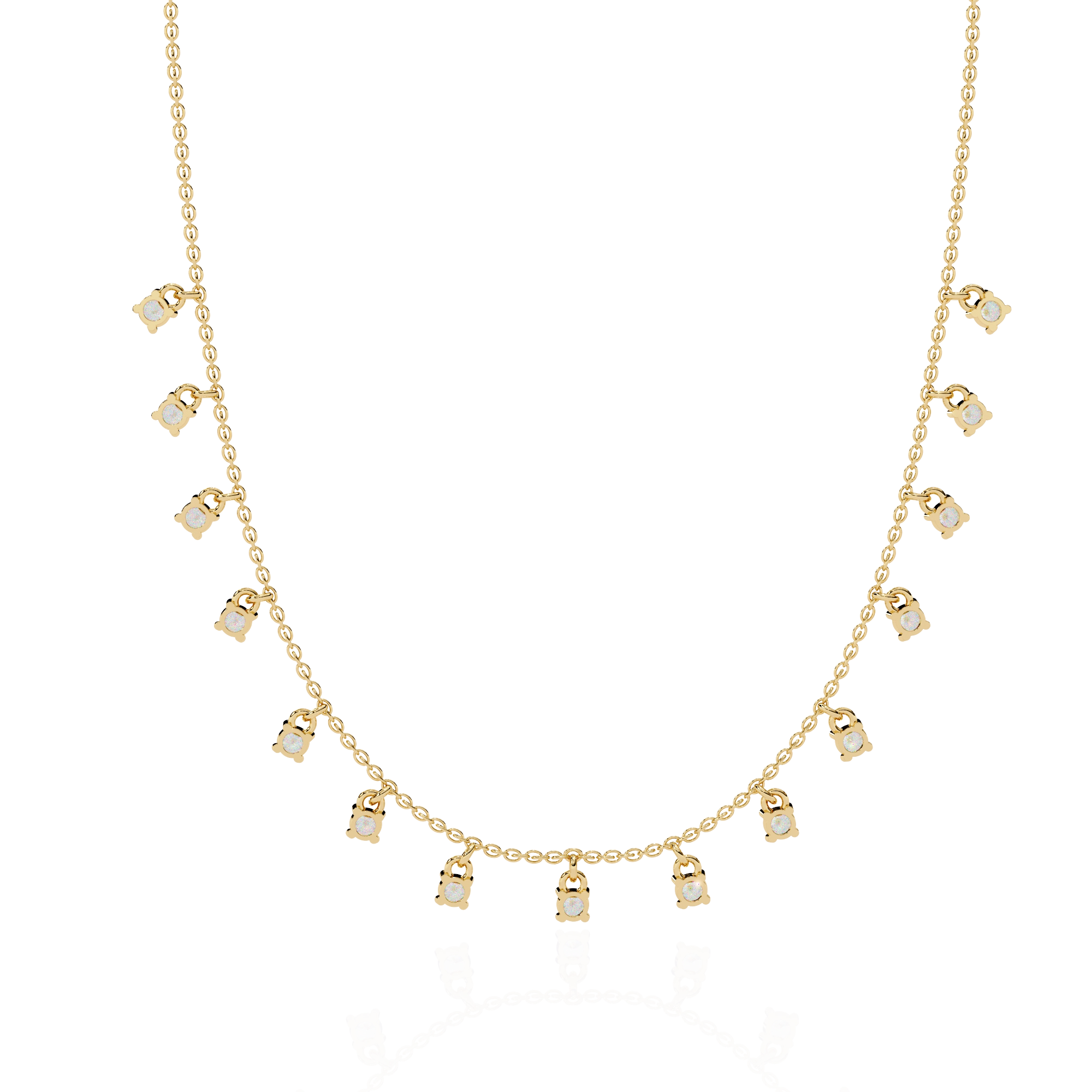 Diamond Charm Necklace