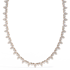 Floral Tennis Necklace