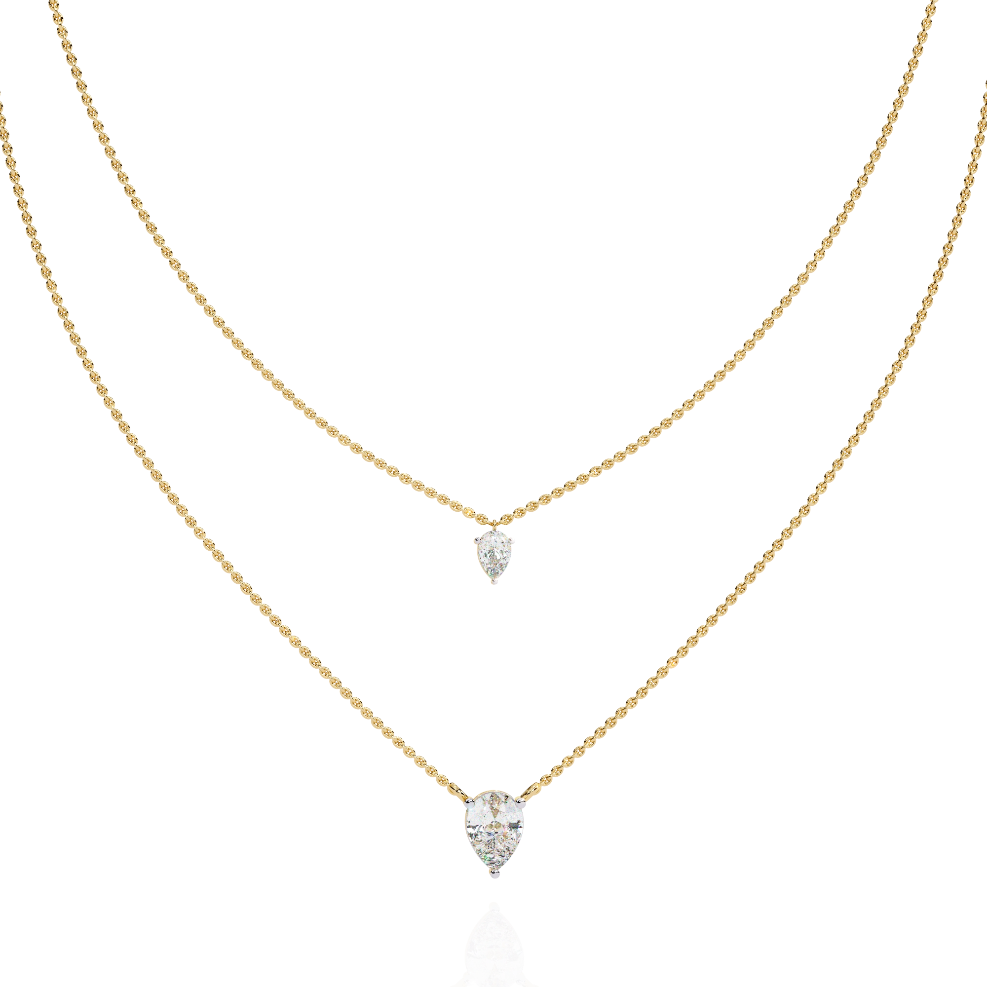 Layered Drop Necklace
