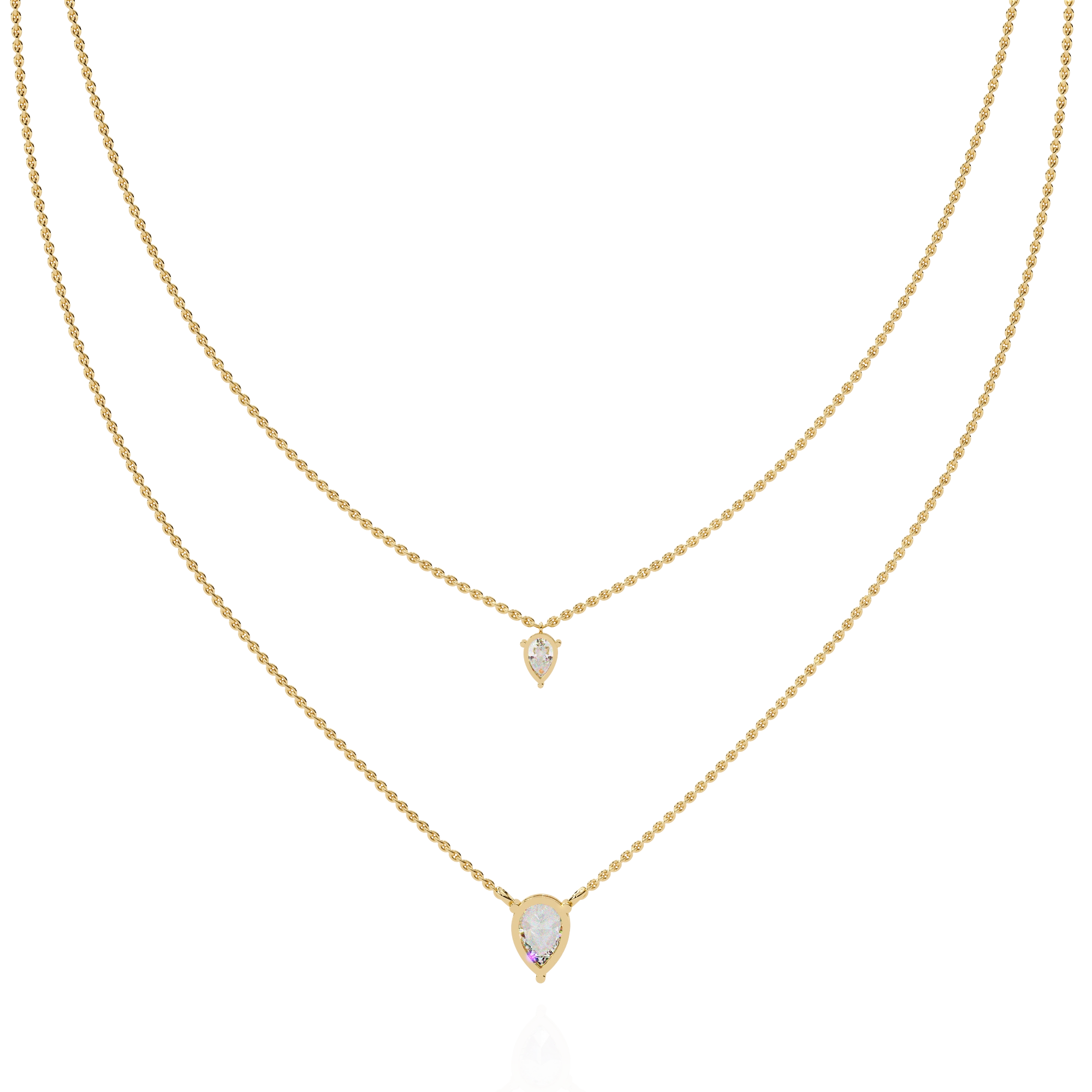 Layered Drop Necklace
