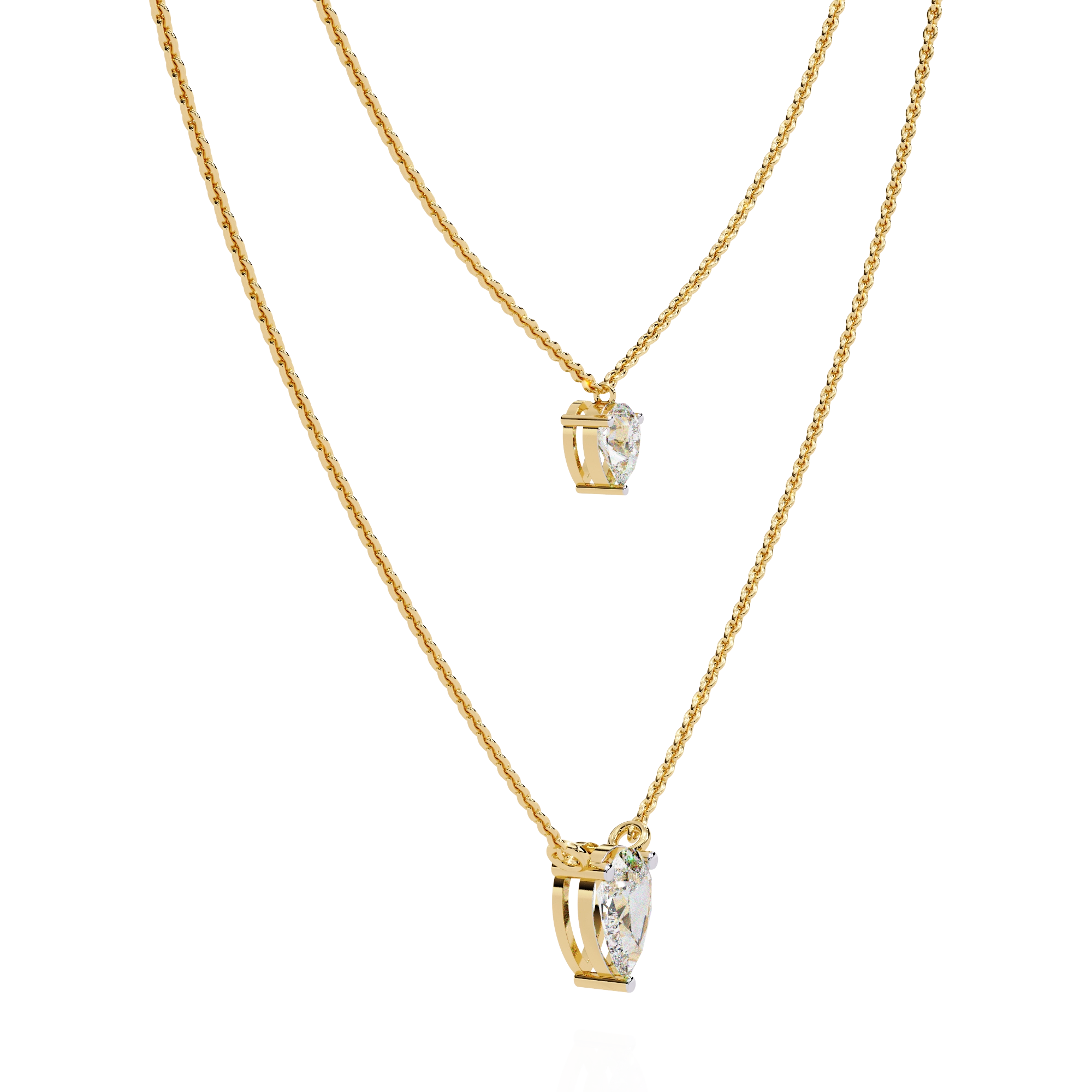 Layered Drop Necklace