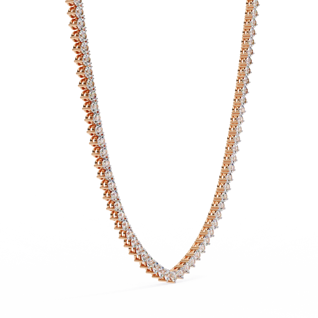Diamond Fringe Necklace