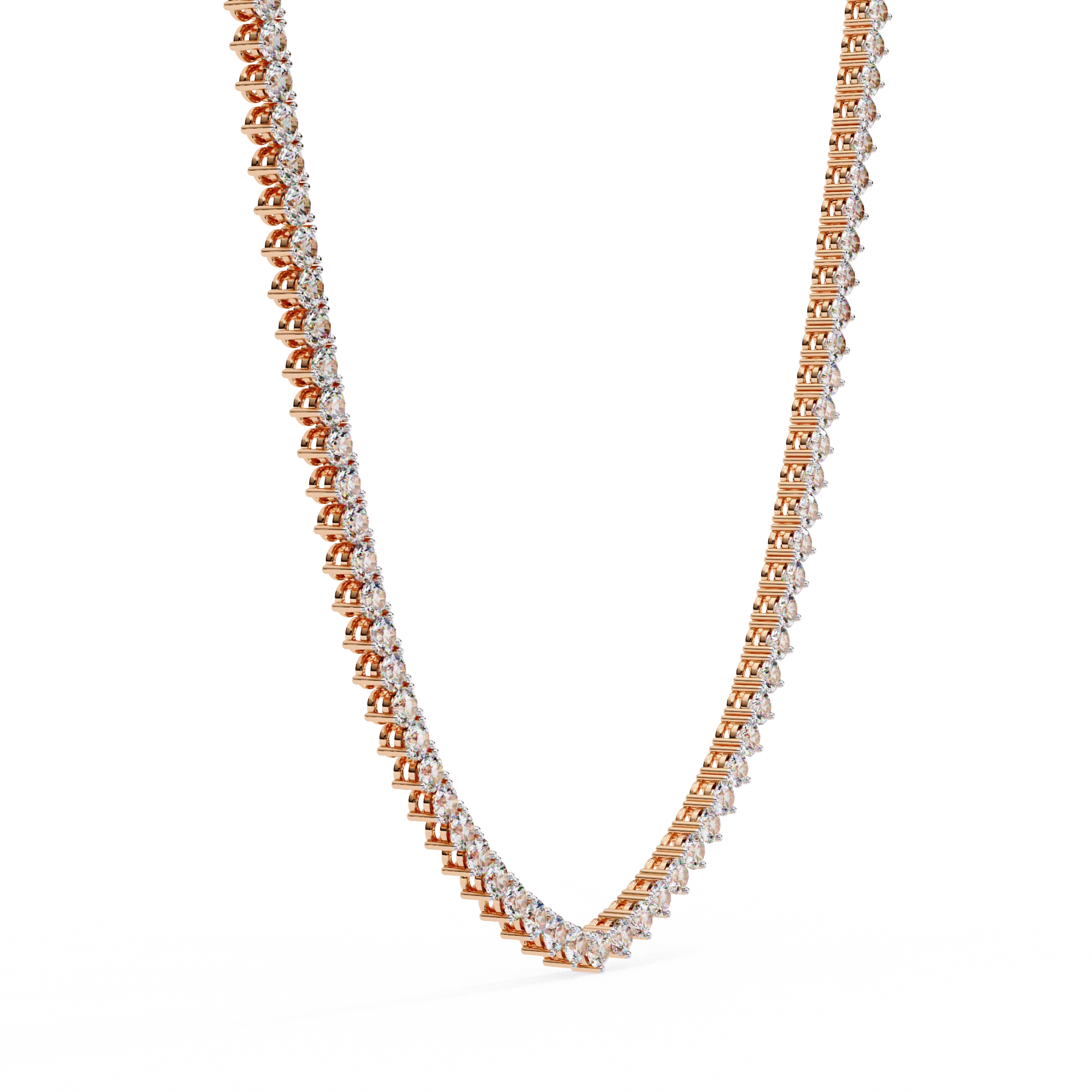 Diamond Fringe Necklace