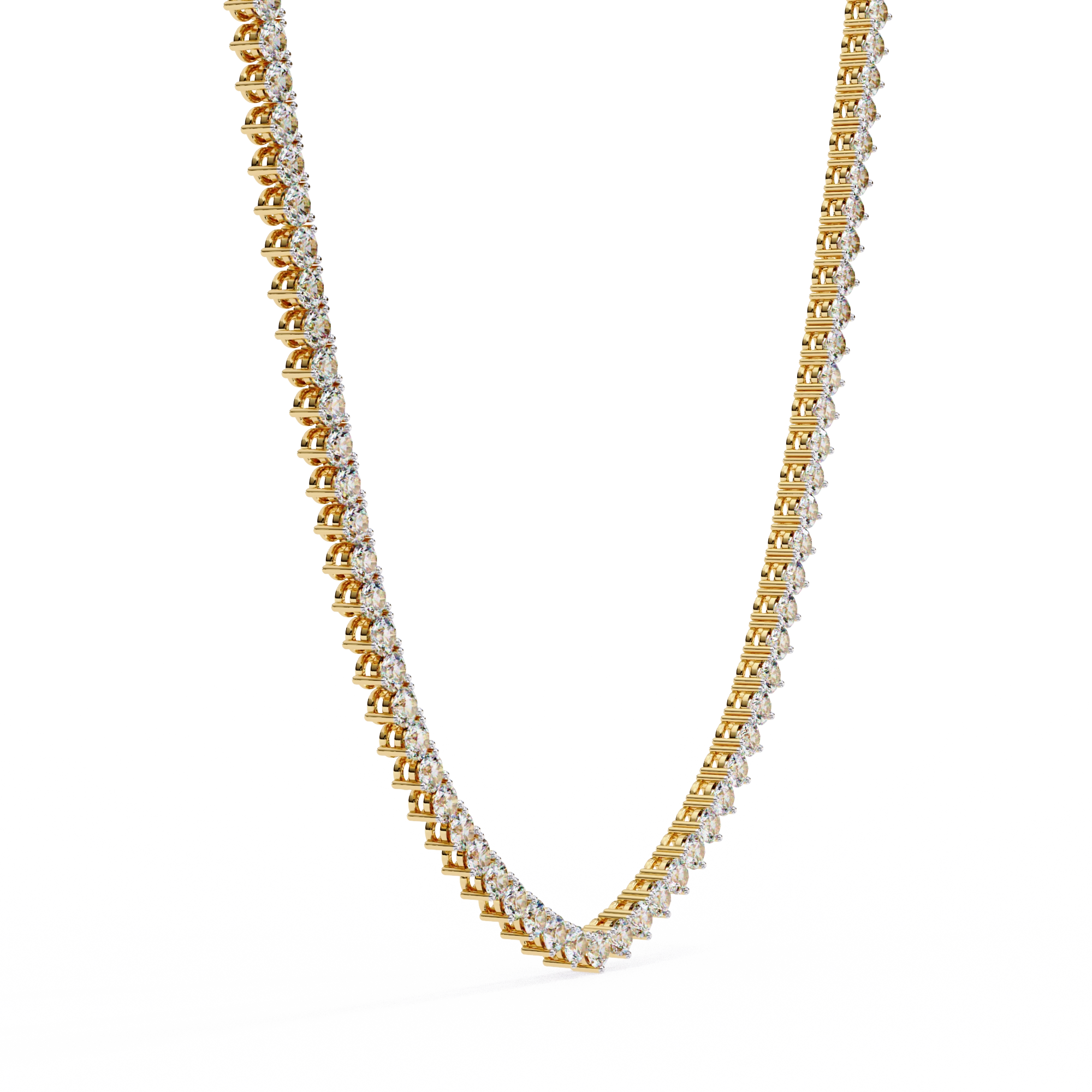 Diamond Fringe Necklace