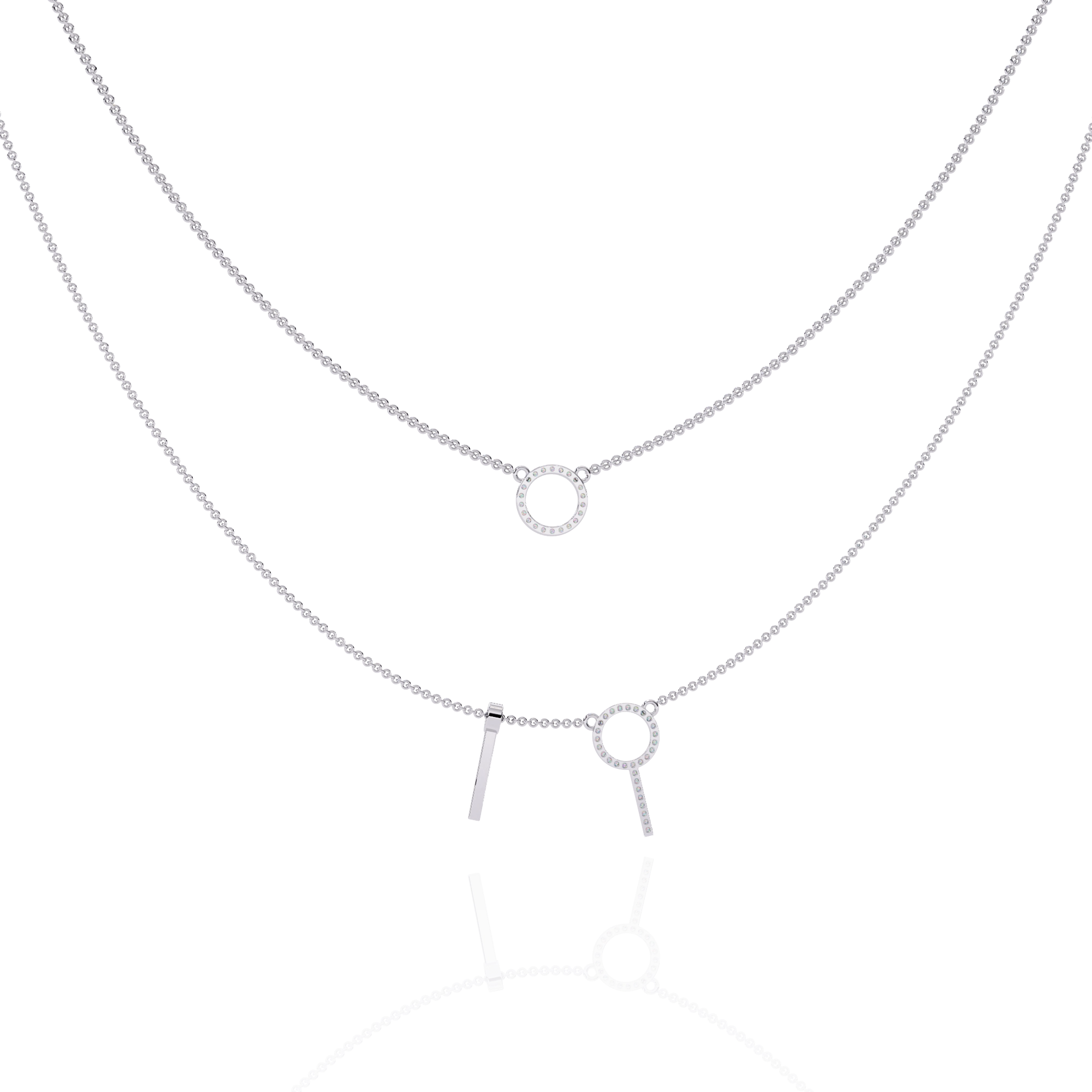 Layered Circle Necklace