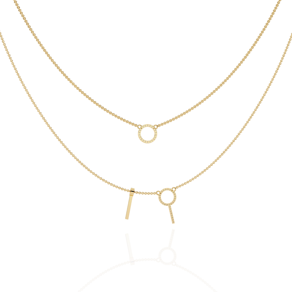 Layered Circle Necklace