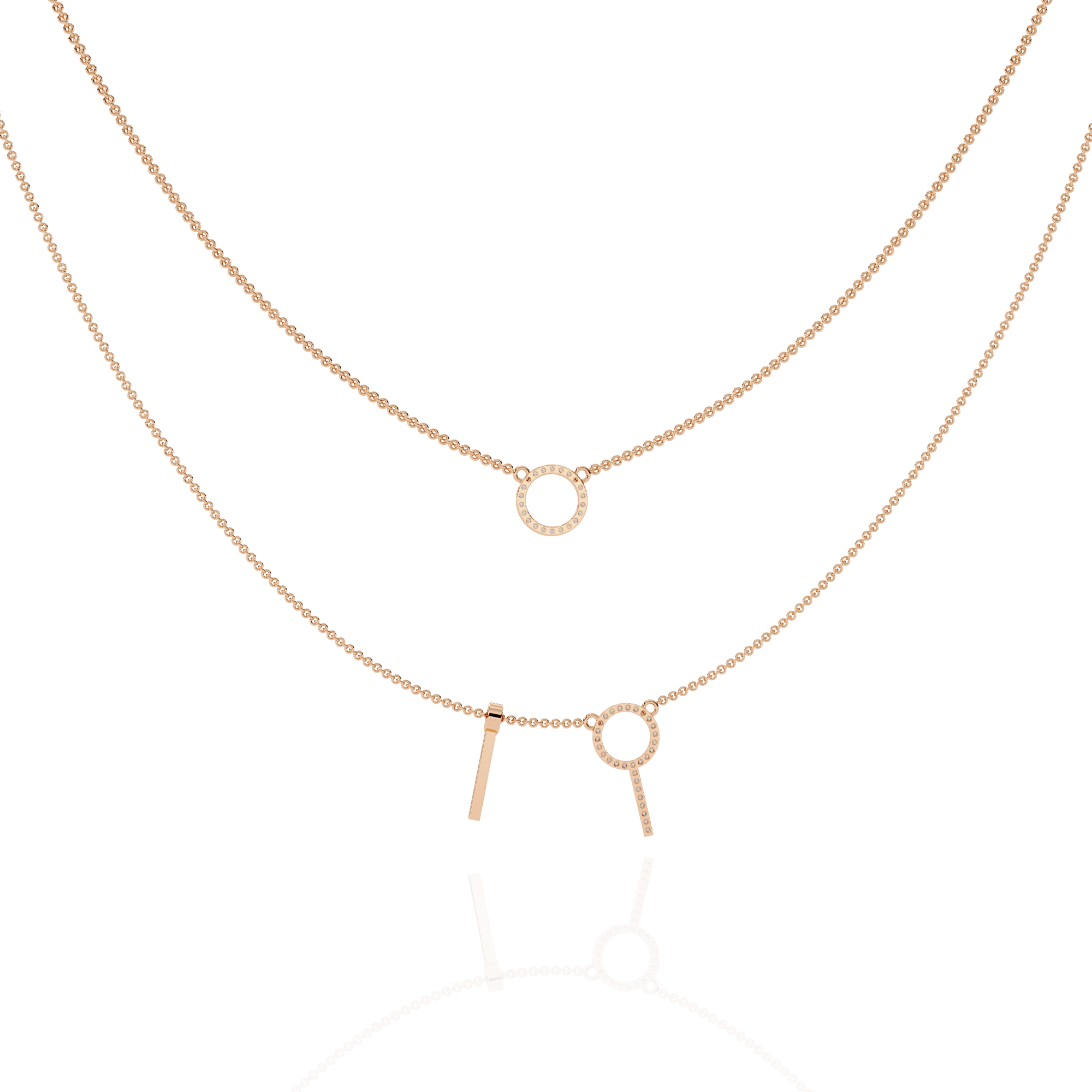 Layered Circle Necklace
