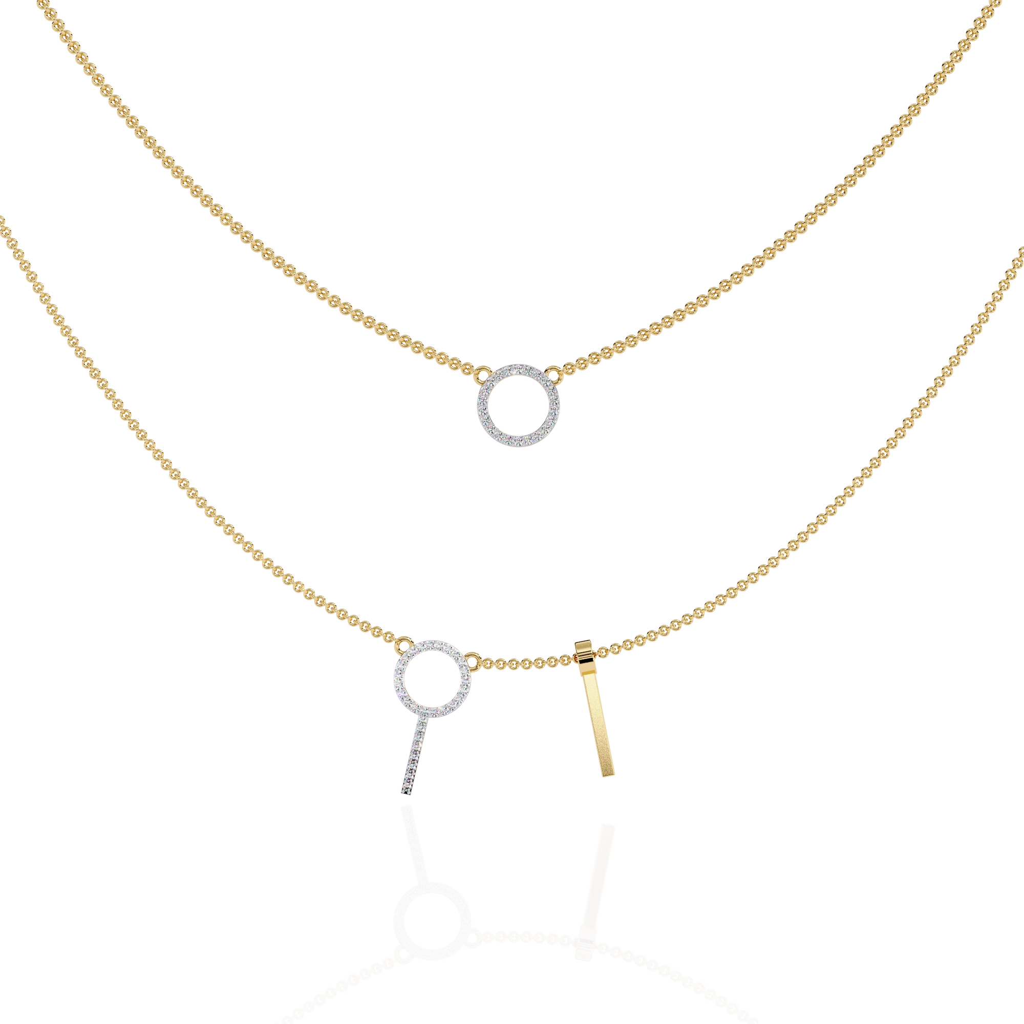 Layered Circle Necklace