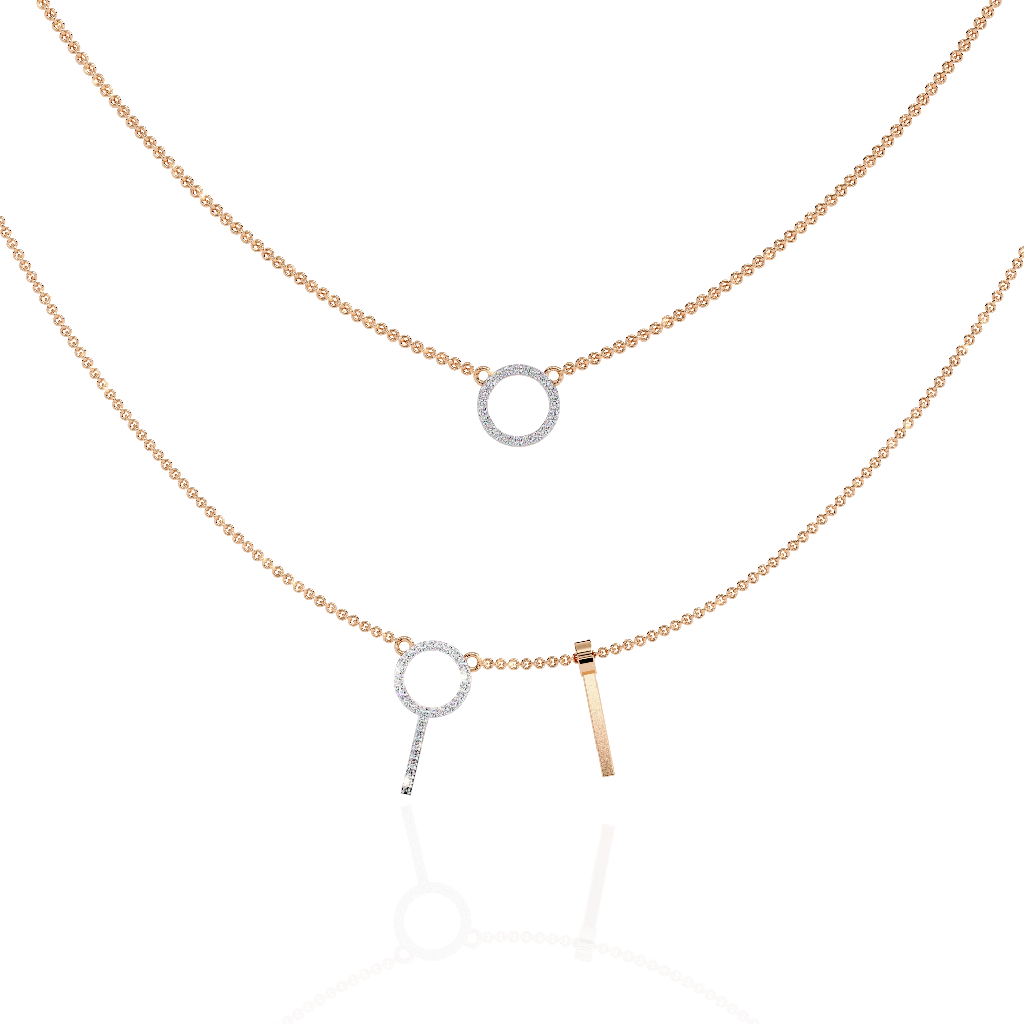 Layered Circle Necklace