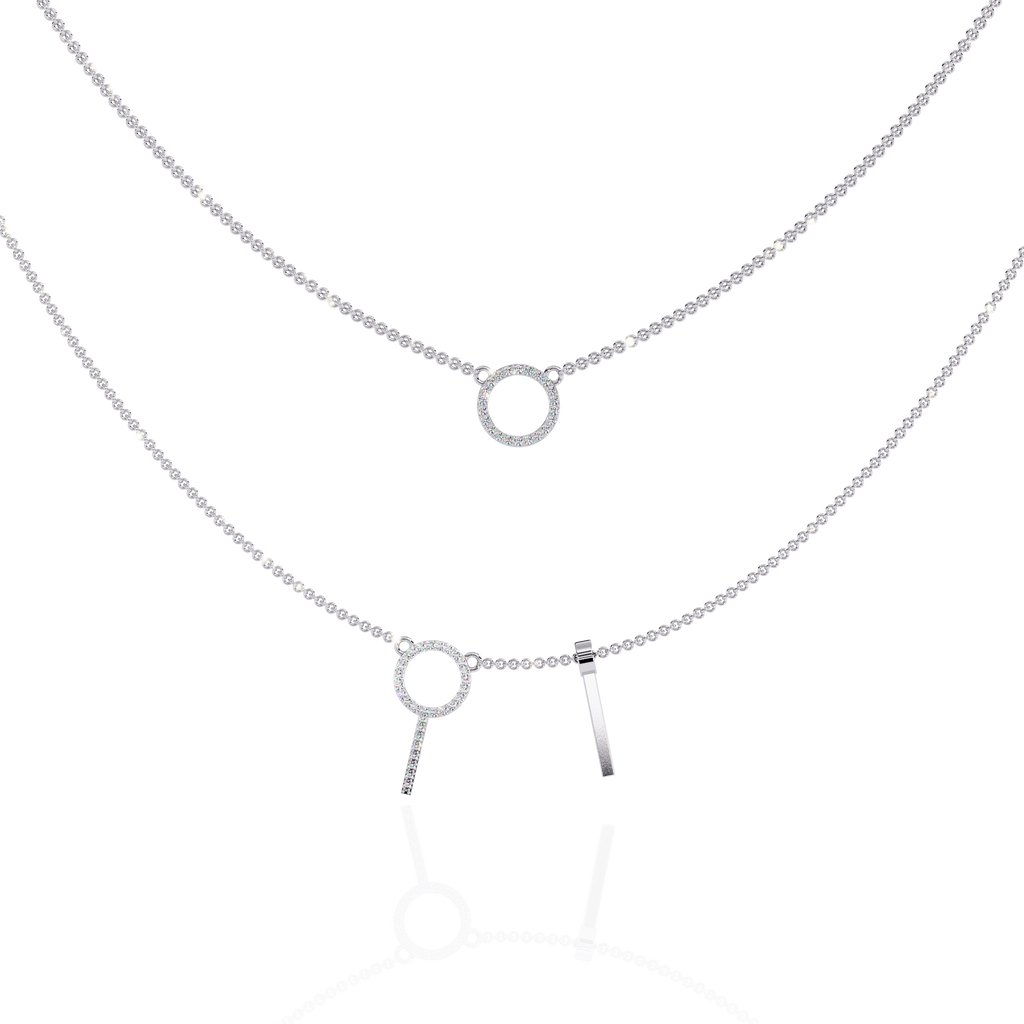 Layered Circle Necklace