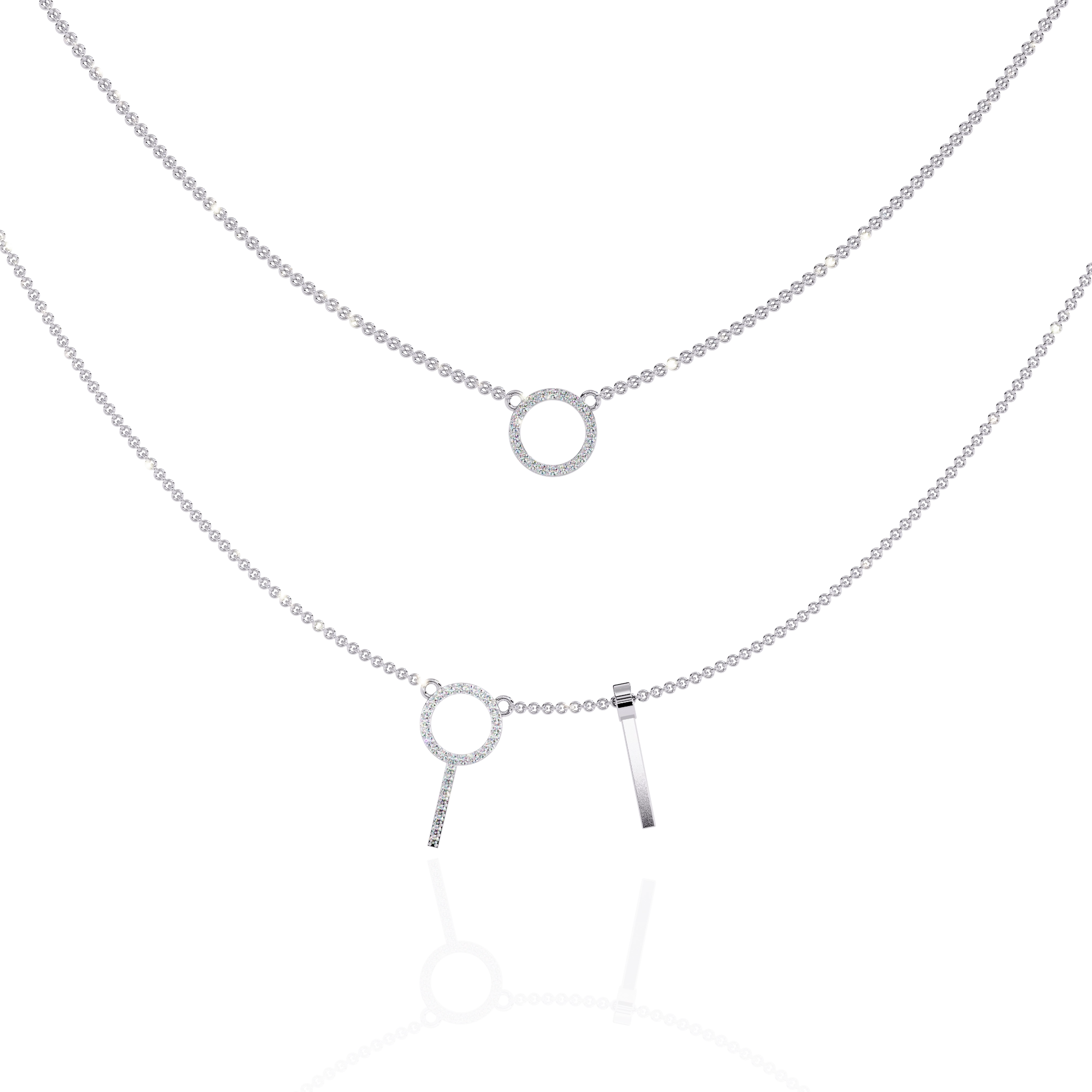 Layered Circle Necklace