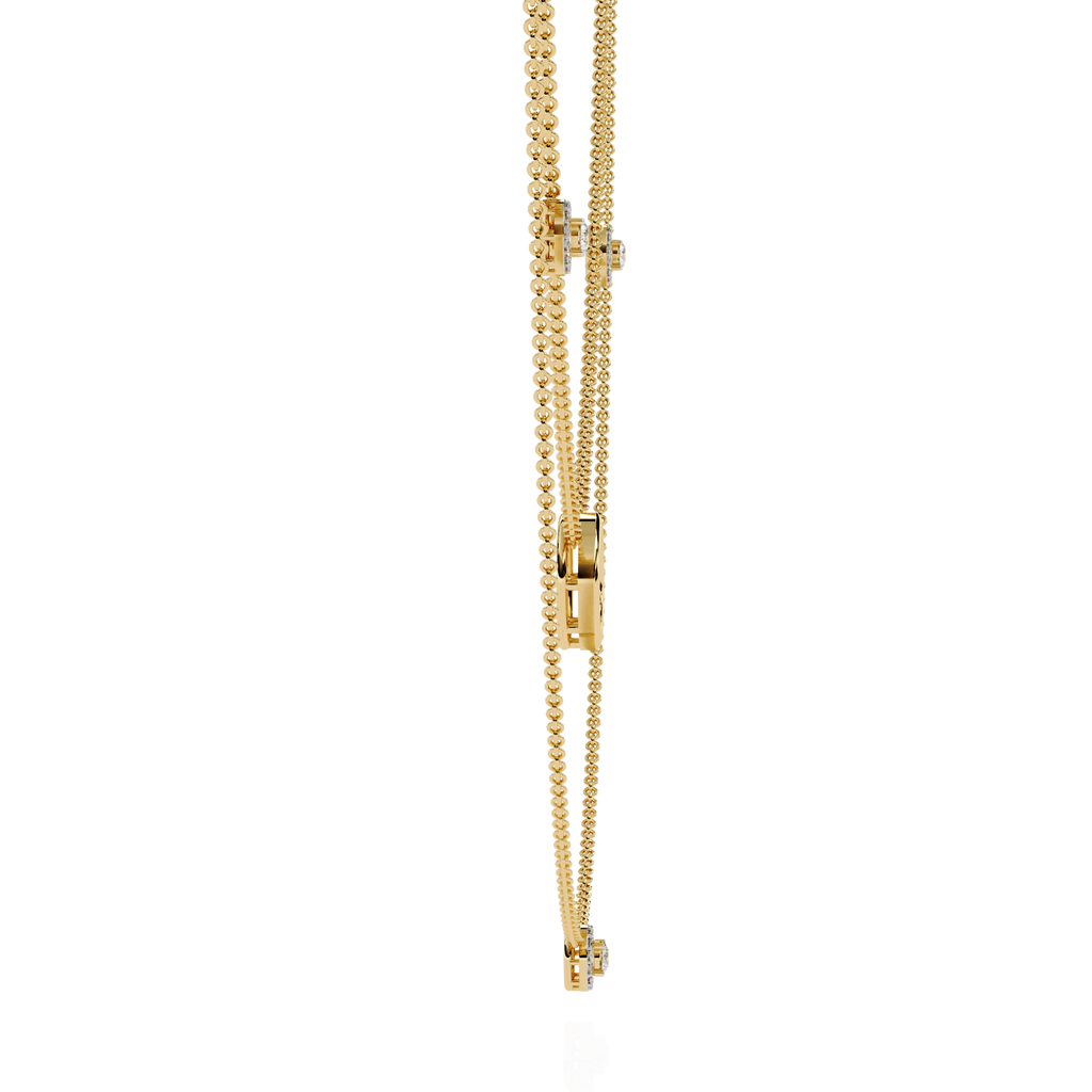 Double Layer Circle Necklace