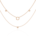 Double Layer Circle Necklace