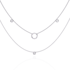 Double Layer Circle Necklace
