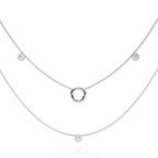 Double Layer Circle Necklace