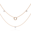 Double Layer Circle Necklace