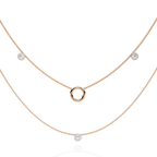 Double Layer Circle Necklace
