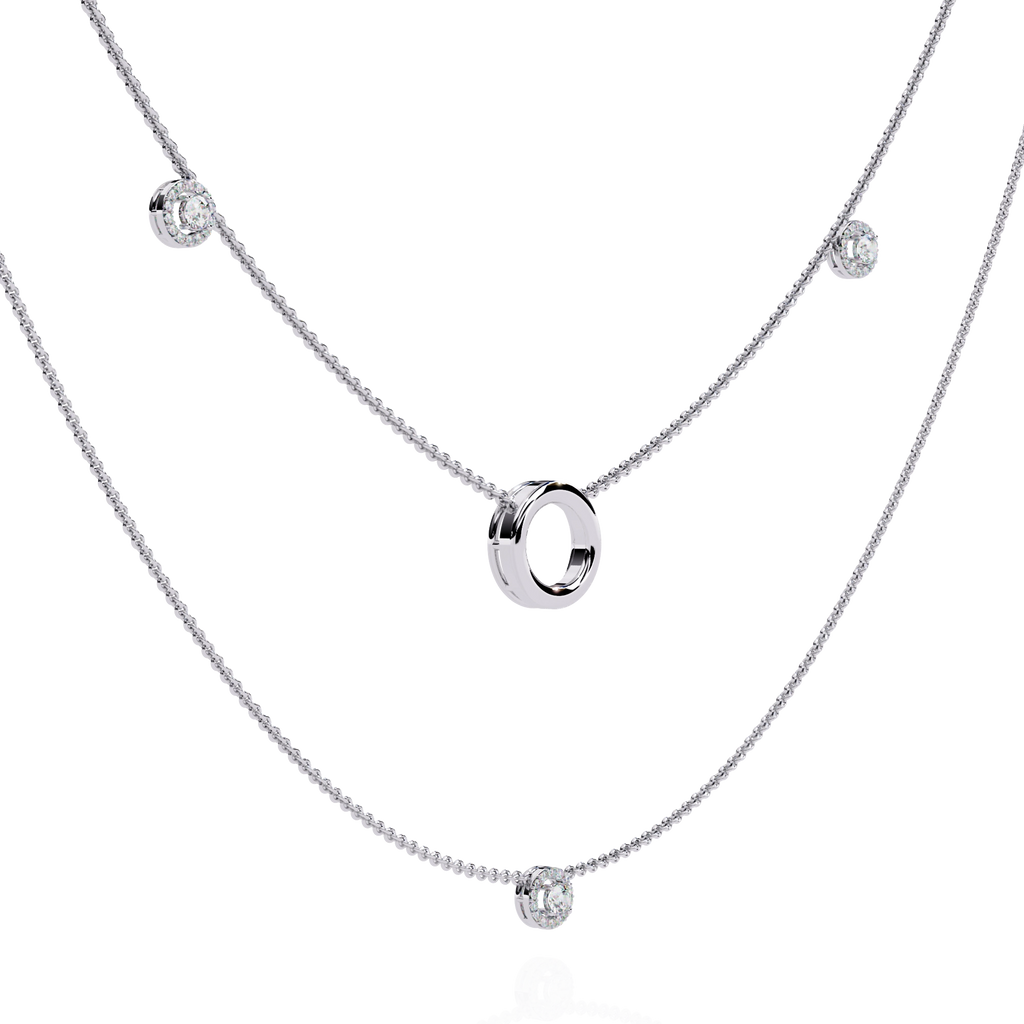 Double Layer Circle Necklace