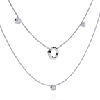 Double Layer Circle Necklace