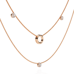 Double Layer Circle Necklace