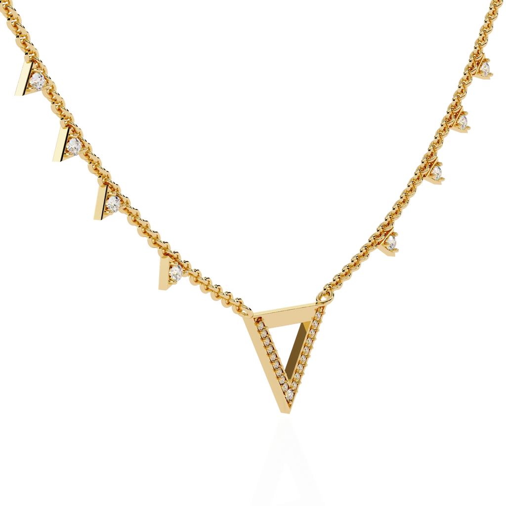 Triangle Charm Necklace