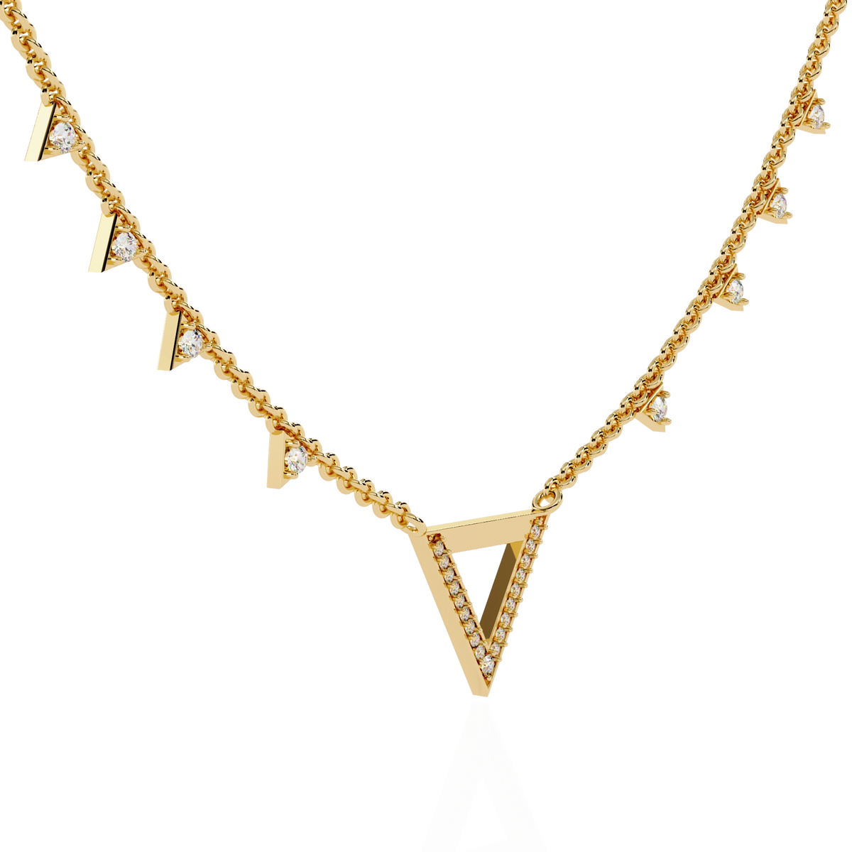 Triangle Charm Necklace