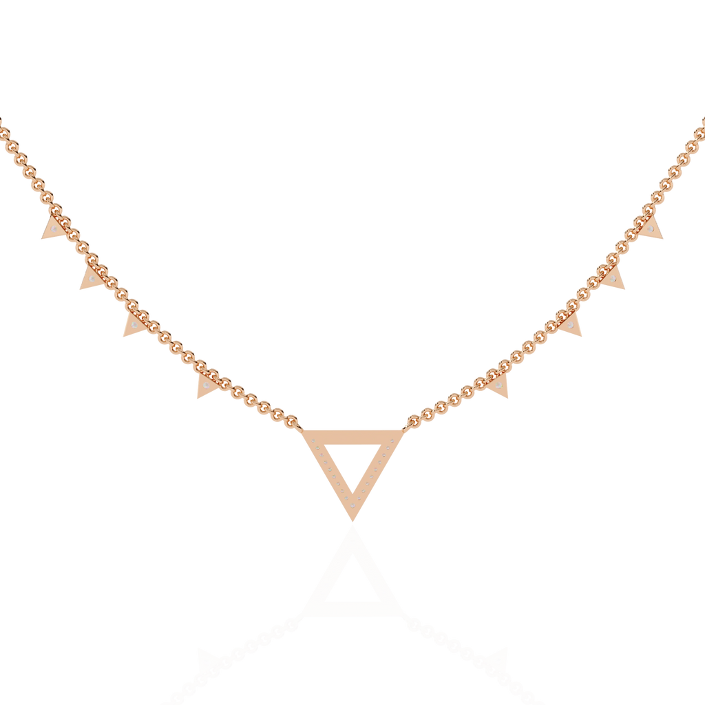 Triangle Charm Necklace