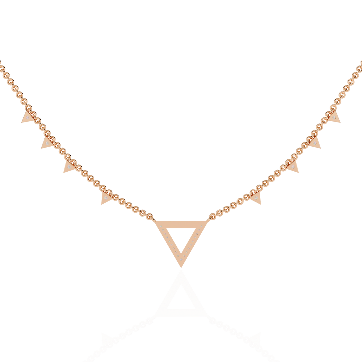 Triangle Charm Necklace