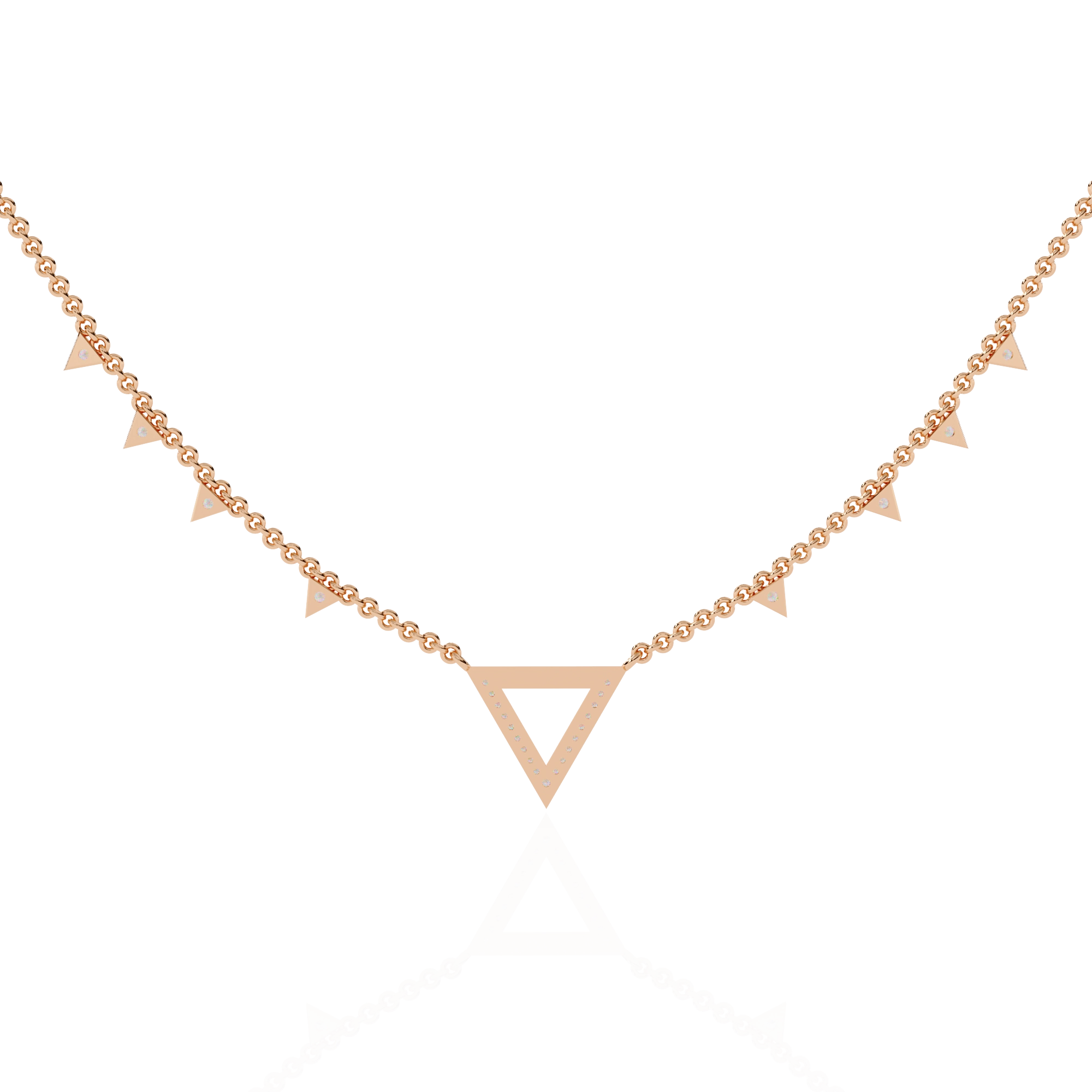 Triangle Charm Necklace