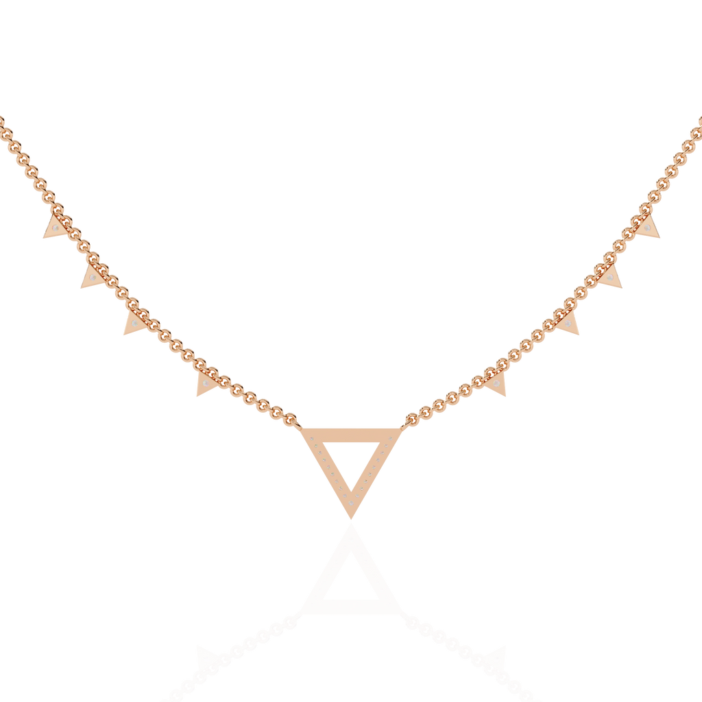 Triangle Charm Necklace