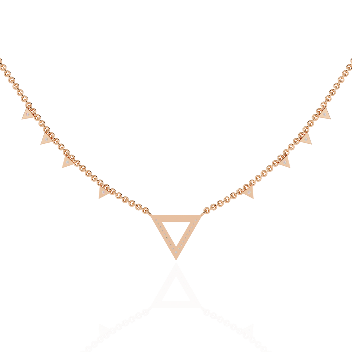 Triangle Charm Necklace