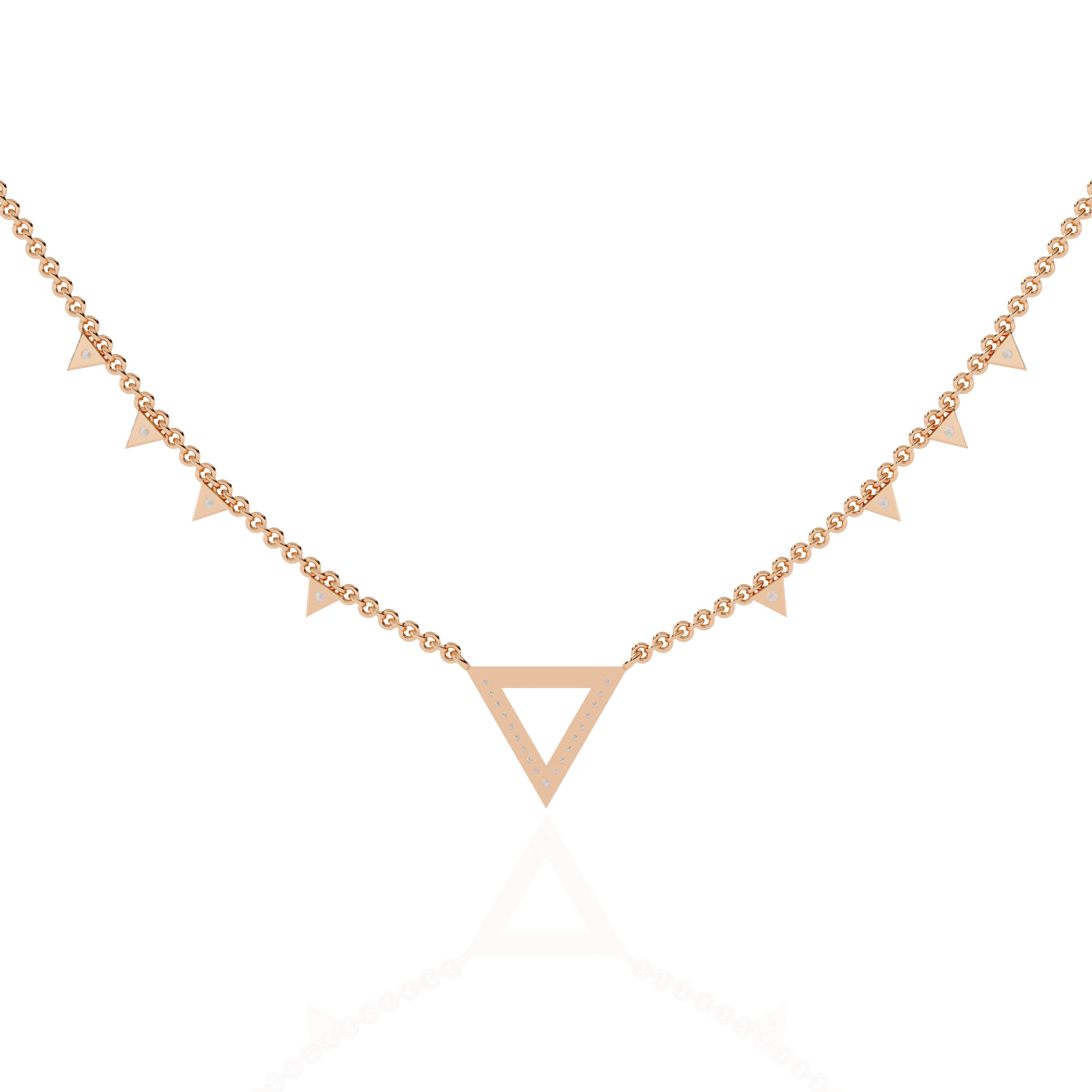 Triangle Charm Necklace