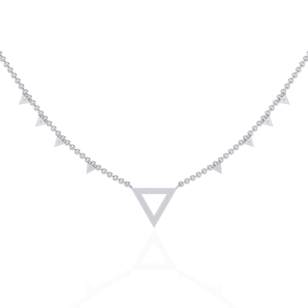 Triangle Charm Necklace