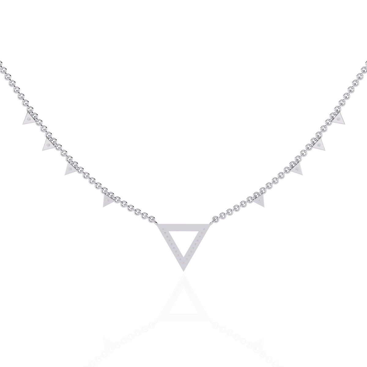 Triangle Charm Necklace
