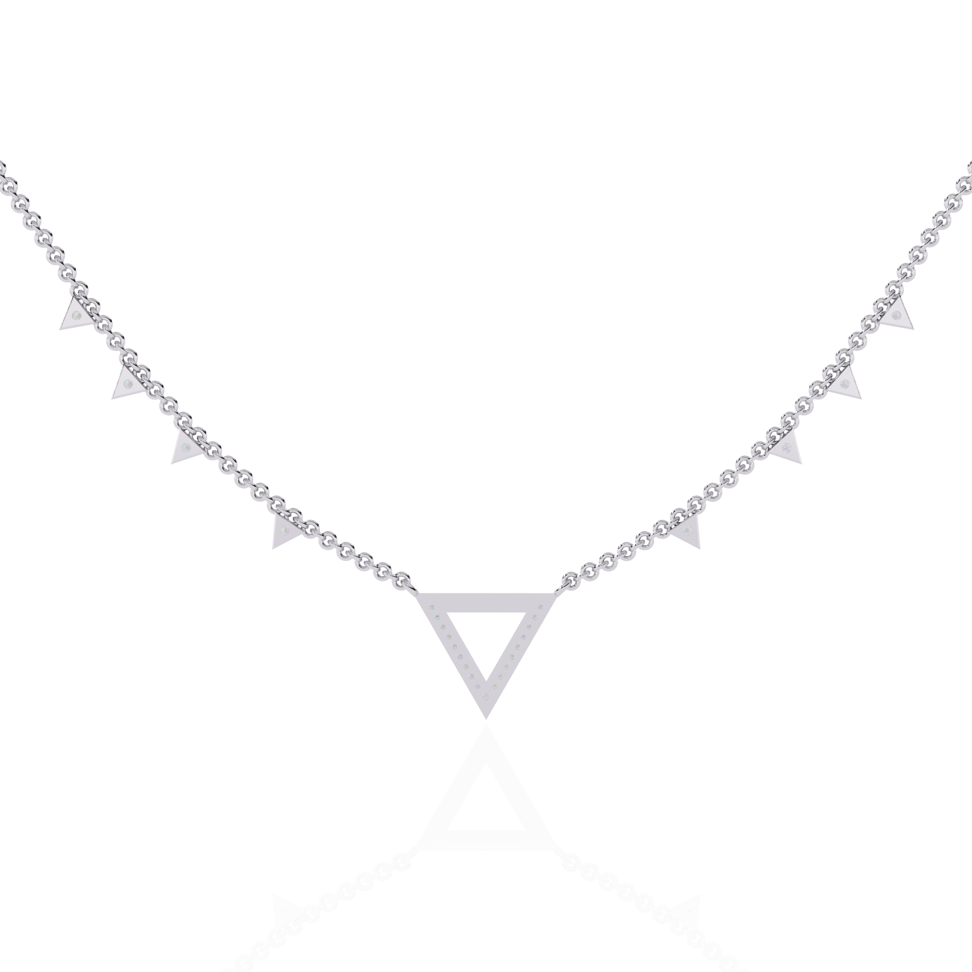 Triangle Charm Necklace