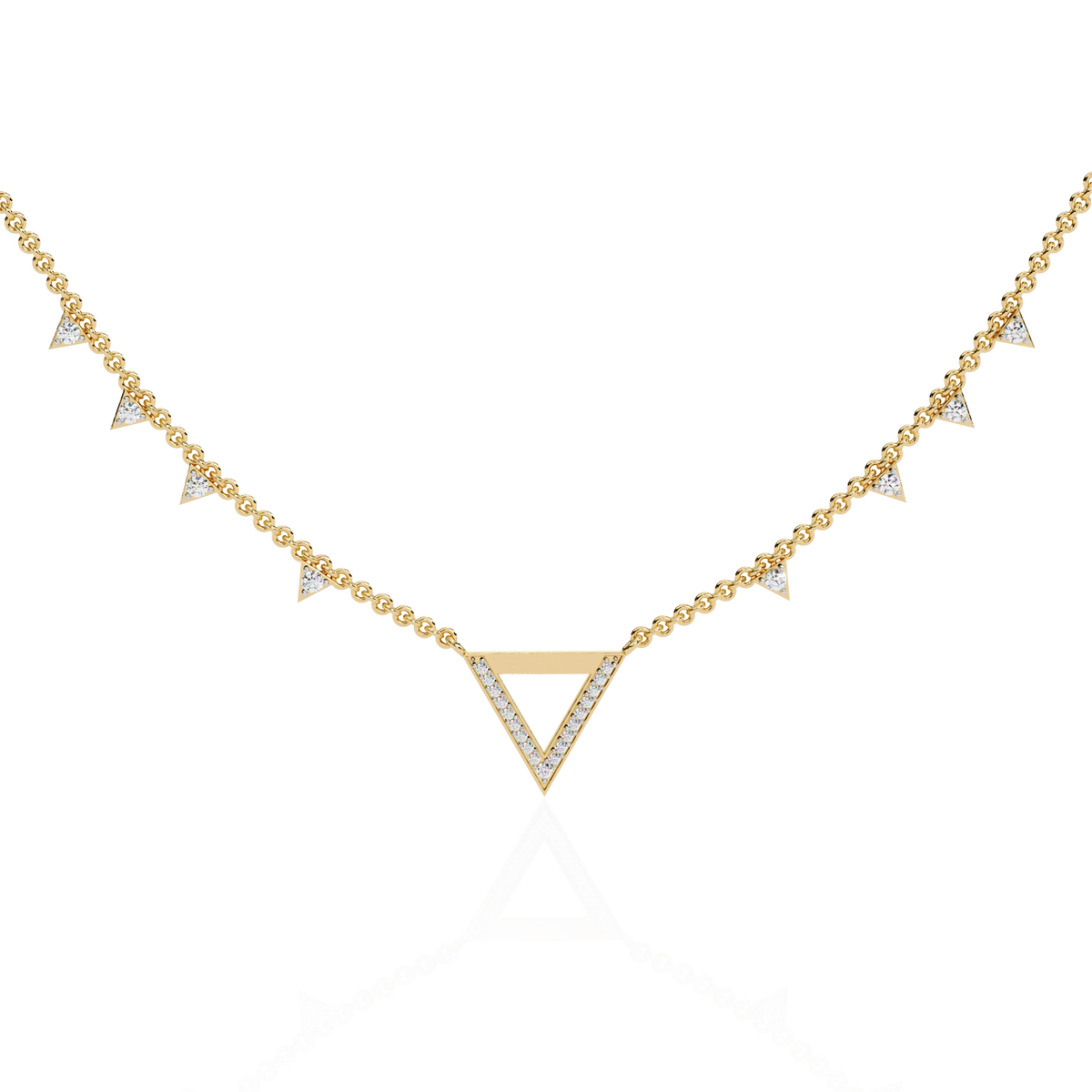 Triangle Charm Necklace