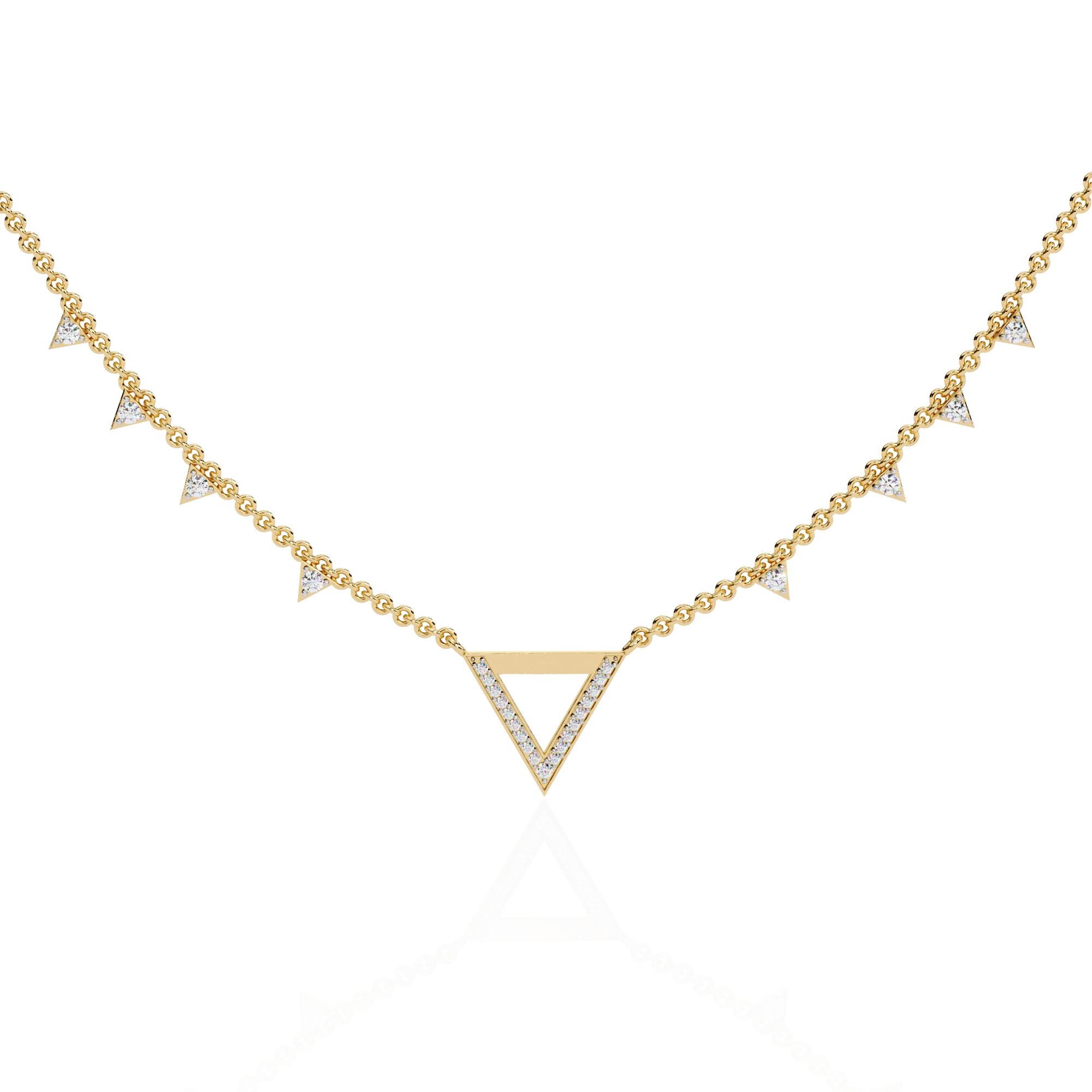 Triangle Charm Necklace